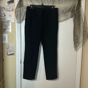 And Taylor, black lace pants